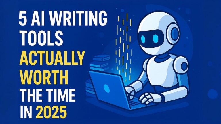 ⭐ Top 5 AI Tools in 2025 That Are Actually Worth Your Time (And Money)