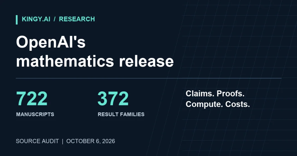 OpenAI posts 722 AI-written math manuscripts; mathematicians ask for proof